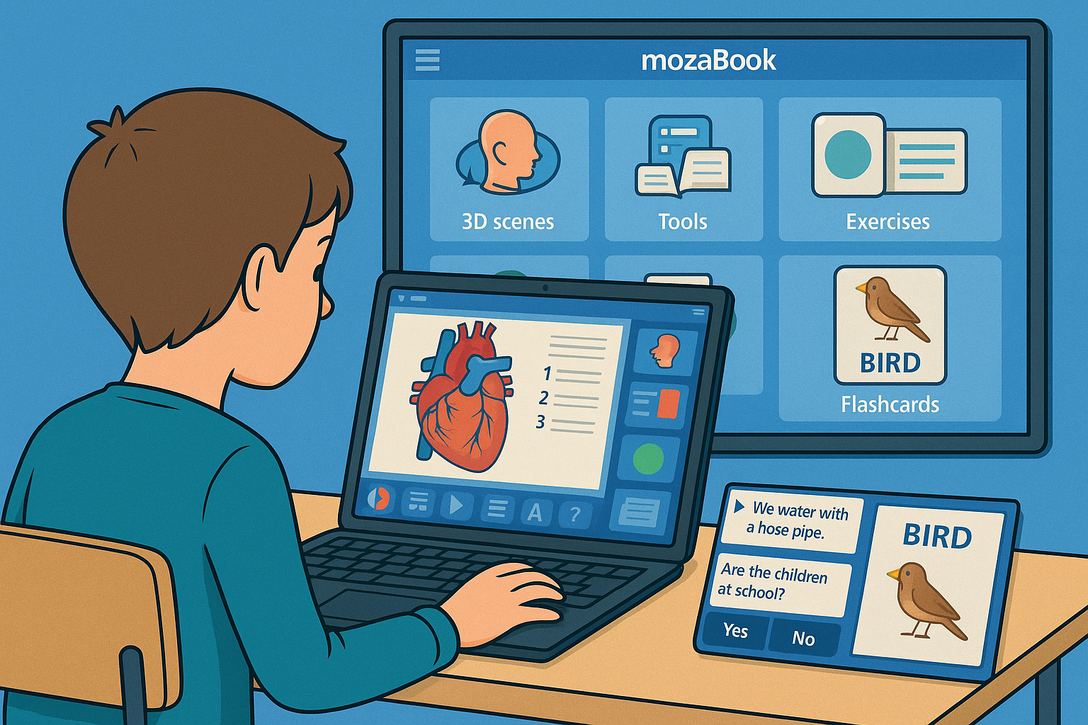 Một phần mềm – trăm bài giảng: mozaBook tiết kiệm thời gian soạn bài gấp 5 lần